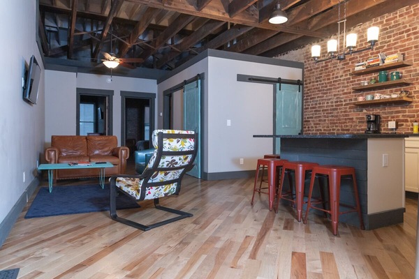 Living Room & Kitchen