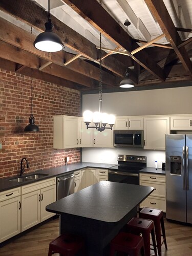 Modern / Historic Loft on Main Street A