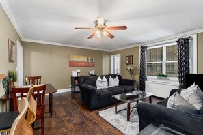 Smart TV, video games, DVD player, books