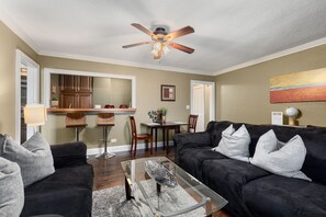 Smart TV, video games, DVD player, books