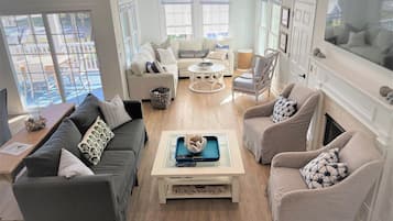 Smart TV, video games, ping pong, books