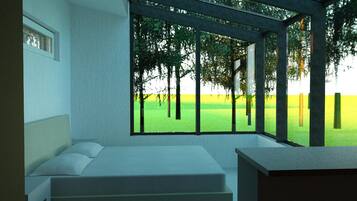 Maison mitoyenne Panoramique, 1 chambre, cuisine, vue colline