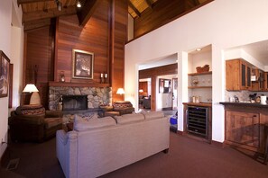 Fireplace, offices