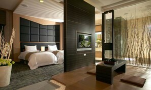 Superior Double Room | Desk, free WiFi, bed sheets - Hofi Villa (Toucheng)