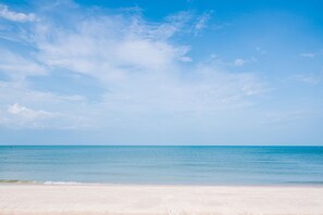 Vlak bij het strand