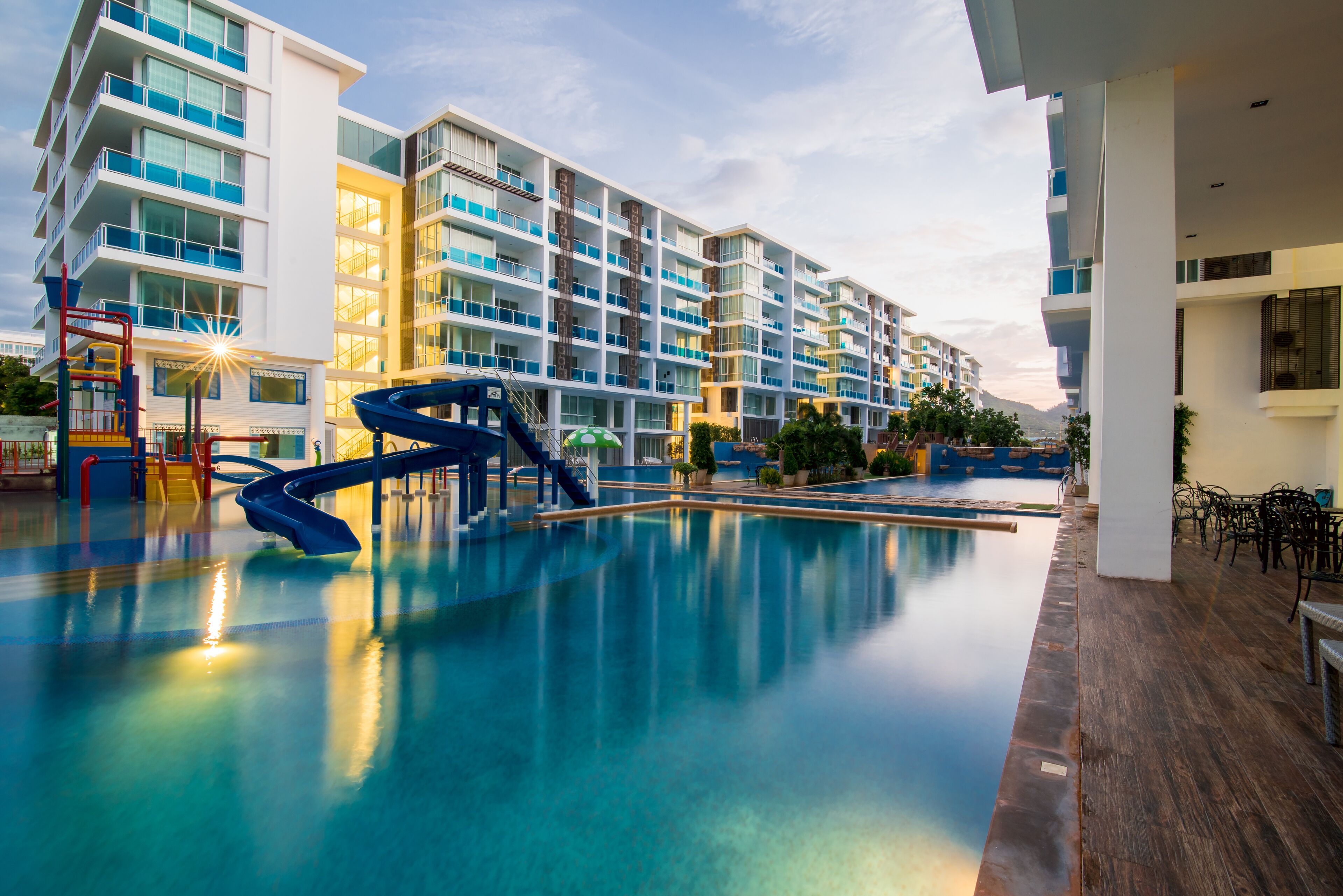 Alberca al aire libre 