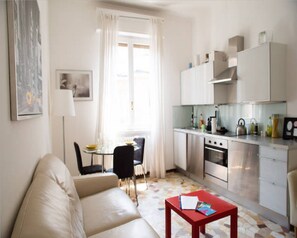 Appartement, 1 chambre | Coin séjour