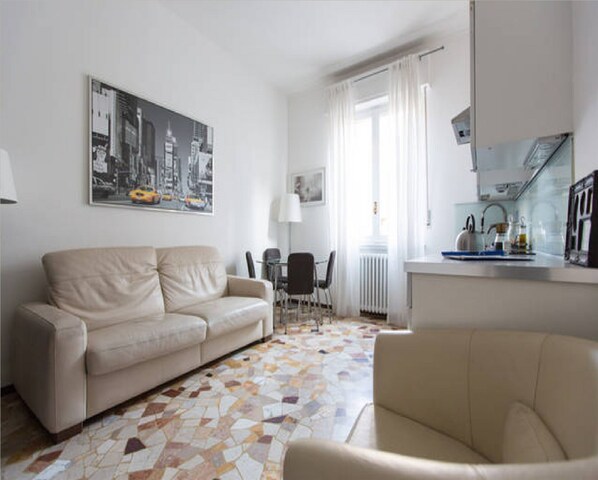 Apartment, 1 Bedroom | Living area - Disciplini (Milan)