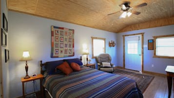 1 chambre, fer et planche à repasser, draps fournis