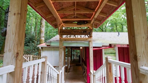 Nestled on Stream - Hot Tub - Grill - Fireplace - Fenced - WiFi - Pets OK