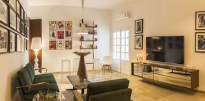 Appartement, 1 chambre, non-fumeur | Aire de séjour | Téléviseur à écran plat