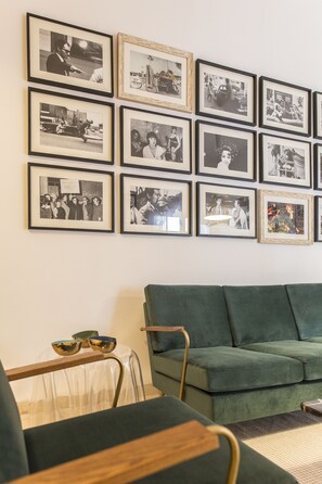 Apartment, 1 Bedroom, Non Smoking | Living area | Flat-screen TV - The New Wave House (La Marsa)