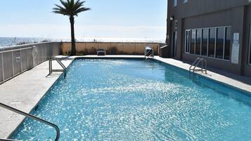 Indoor pool, a heated pool
