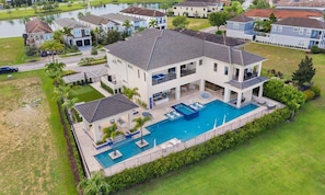 Exterior - Luxurious Estate with Golf Simulator and Entertainment Loft at Reunion (Kissimmee)