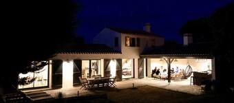 300m from the beach, house with terrace and large private garden