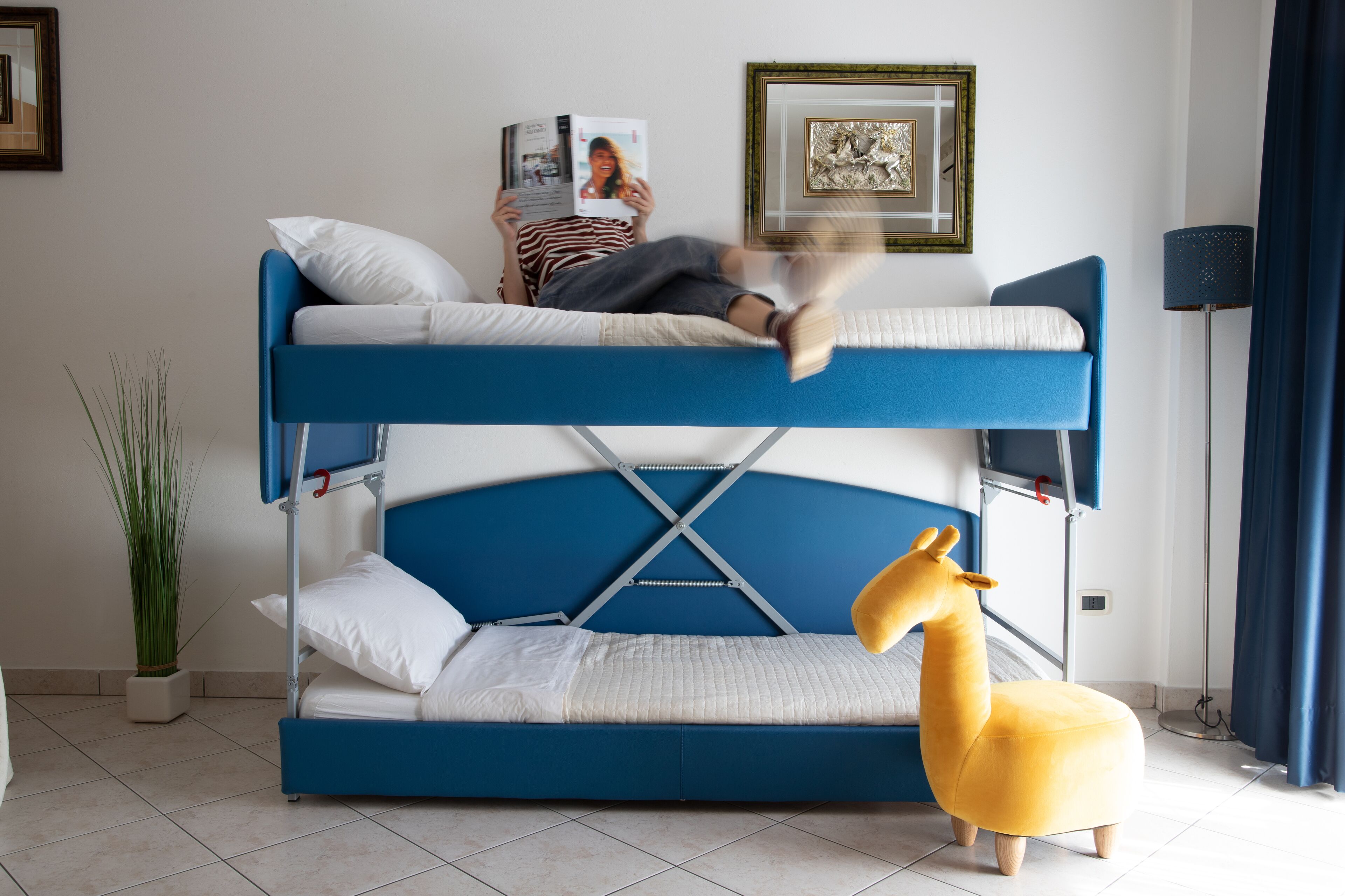 family studio suite, balcony (kitchenette) | 1 bedroom, in-room safe, individually decorated, individually furnished