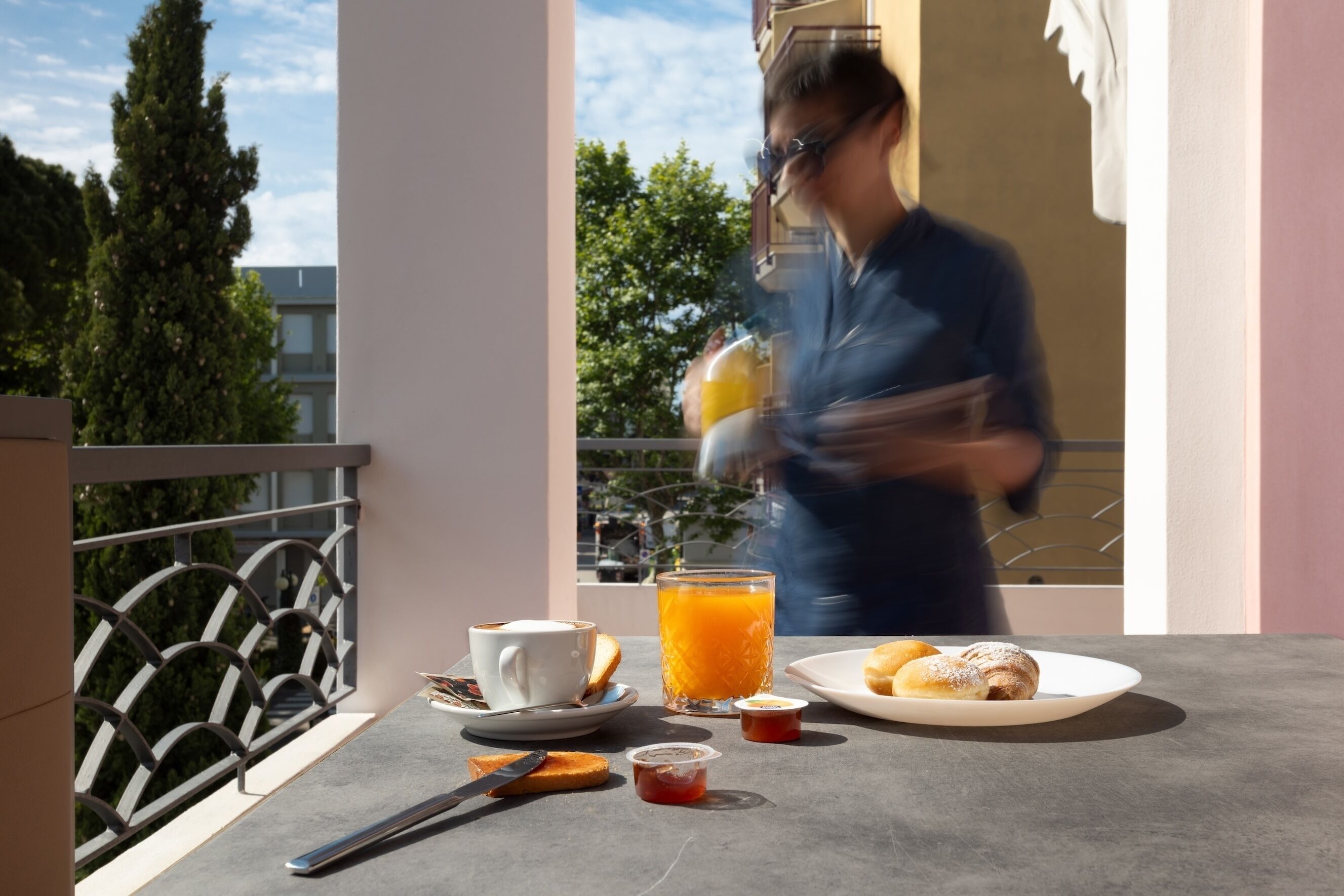 Suíte superior, 1 quarto, sacada (Kitchenette) | Terraço/pátio