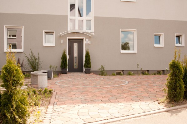 Entrada de la propiedad