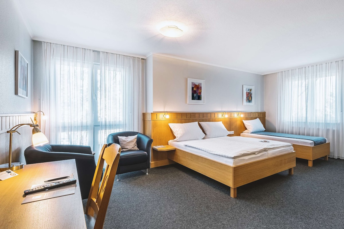 Comfort Triple Room | 1 bedroom, hypo-allergenic bedding, desk, laptop workspace