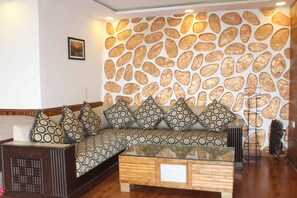 Sala de estar en el lobby