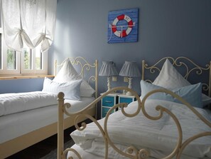 2 chambres, lit parapluie, Wi-Fi, draps fournis