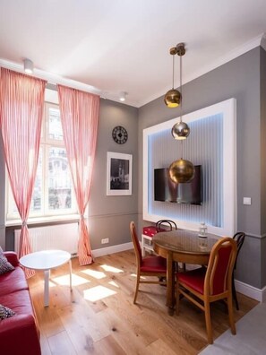 Lägenhet Deluxe - flera sängar - icke-rökare | Strykjärn/strykbräda, gratis wi-fi och sängkläder