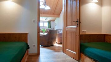 2 bedrooms, in-room safe, travel crib, WiFi