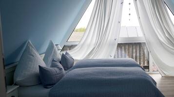 2 Schlafzimmer, Reisekinderbett, WLAN, Bettwäsche