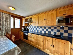 Fridge, microwave, dishwasher, coffee/tea maker