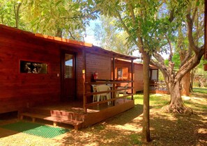 Mobile Home, Garden View | Terrace/patio - Azzurro Camping Village (Bracciano)