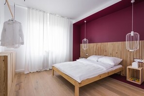 Huoneisto (Burgundy) | Allergiatestatut vuodevaatteet, yksilöllisesti sisustettu