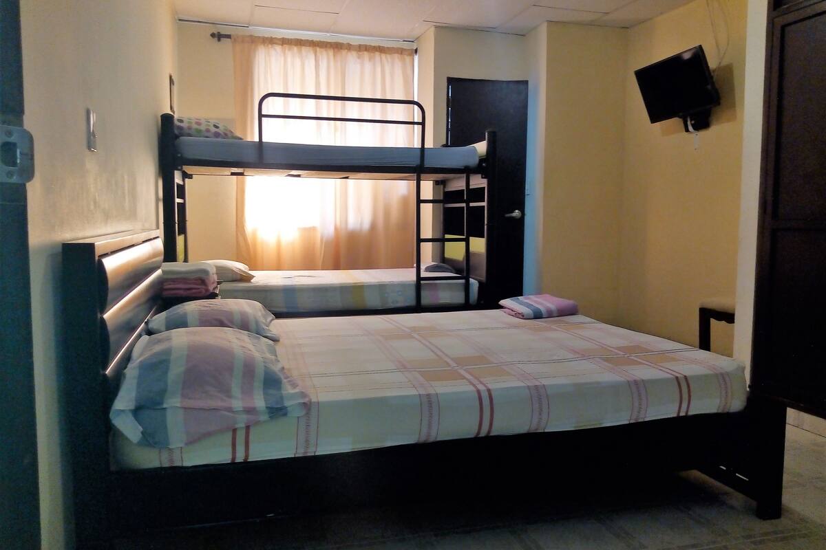 4 bedrooms, in-room safe, iron/ironing board, free WiFi