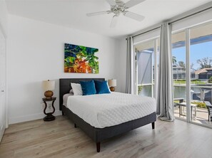 Guest Bedroom #1 with lanai access