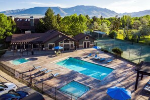 Una piscina riscaldata