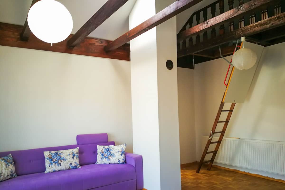 Appartement Galerie, 2 chambres, terrasse, vue montagne
