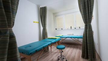 Body treatments, aromatherapy, hot stone massages, deep-tissue massages