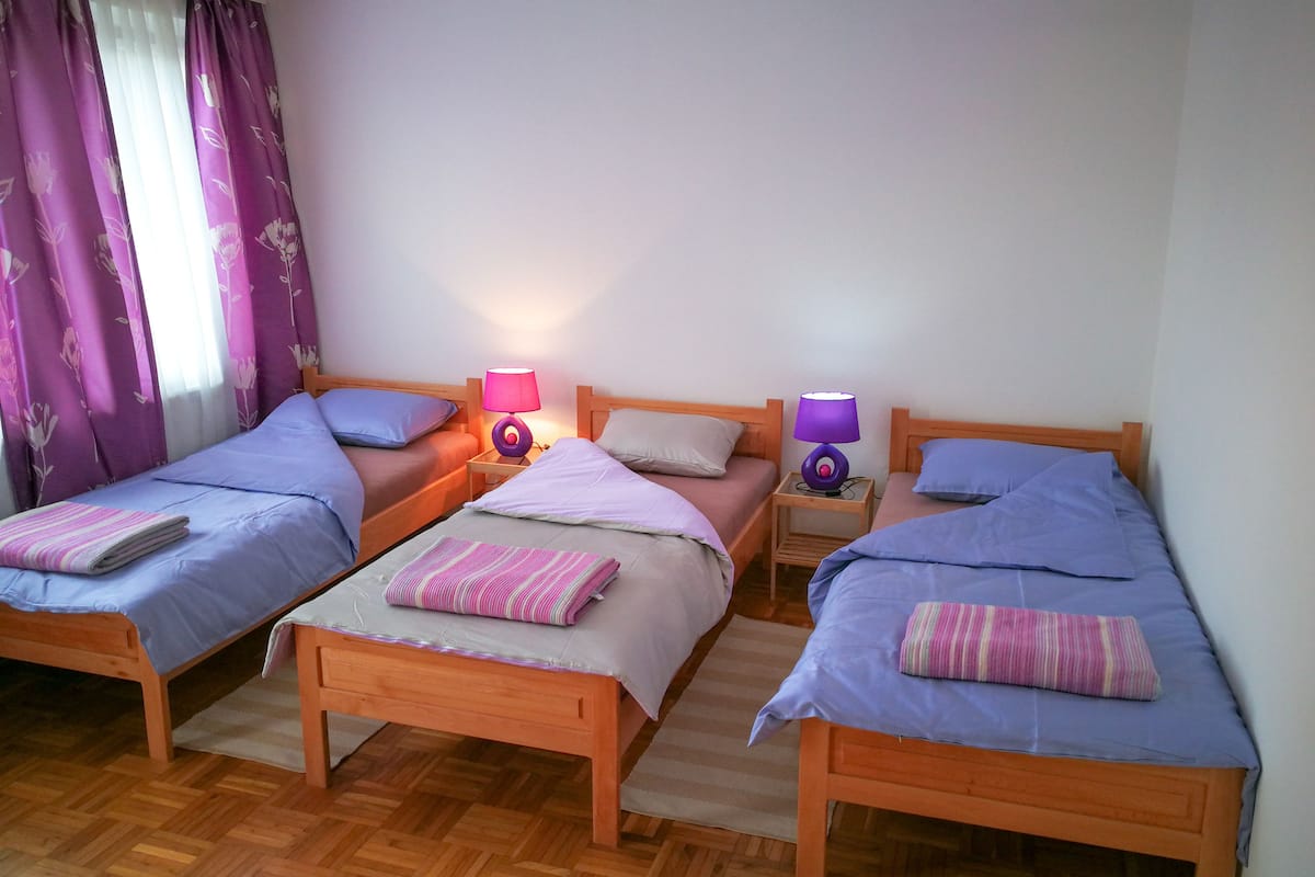 Individually furnished, free cots/infant beds, free WiFi, bed sheets