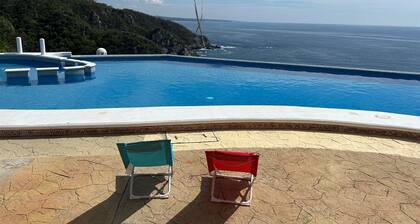 Ocean Front Villa, Amazing Views, Pool, Entspannung