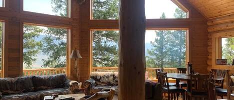 Smart TV, fireplace, video games, DVD player