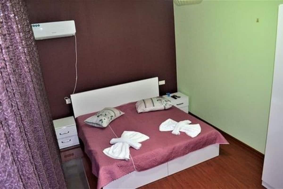 1 bedroom, desk, laptop workspace, iron/ironing board
