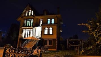 Front of property – evening/night
