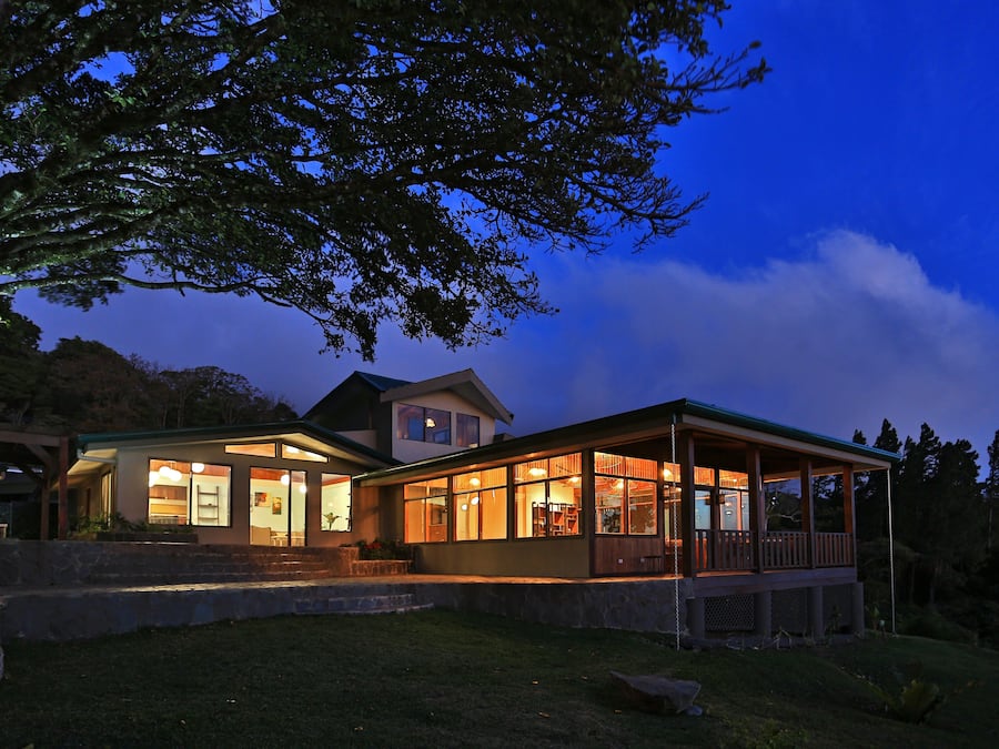 Blick von der Unterkunft