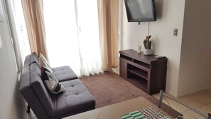 Apartment, 2 Bedrooms, Private Bathroom | Living area | Flat-screen TV - Marina Sol (Coquimbo)