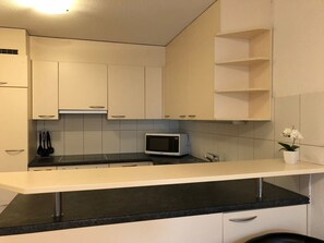 Apartamento empresarial, 2 camas de solteiro, para não fumantes | Cozinha privada | Geladeira grande