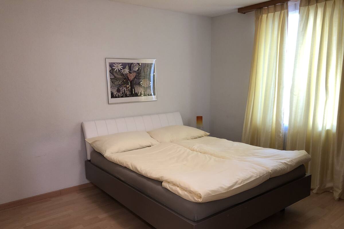 Habitación empresarial doble, 1 habitación, vista a la colina | Edredón, escritorio, wifi gratis y ropa de cama