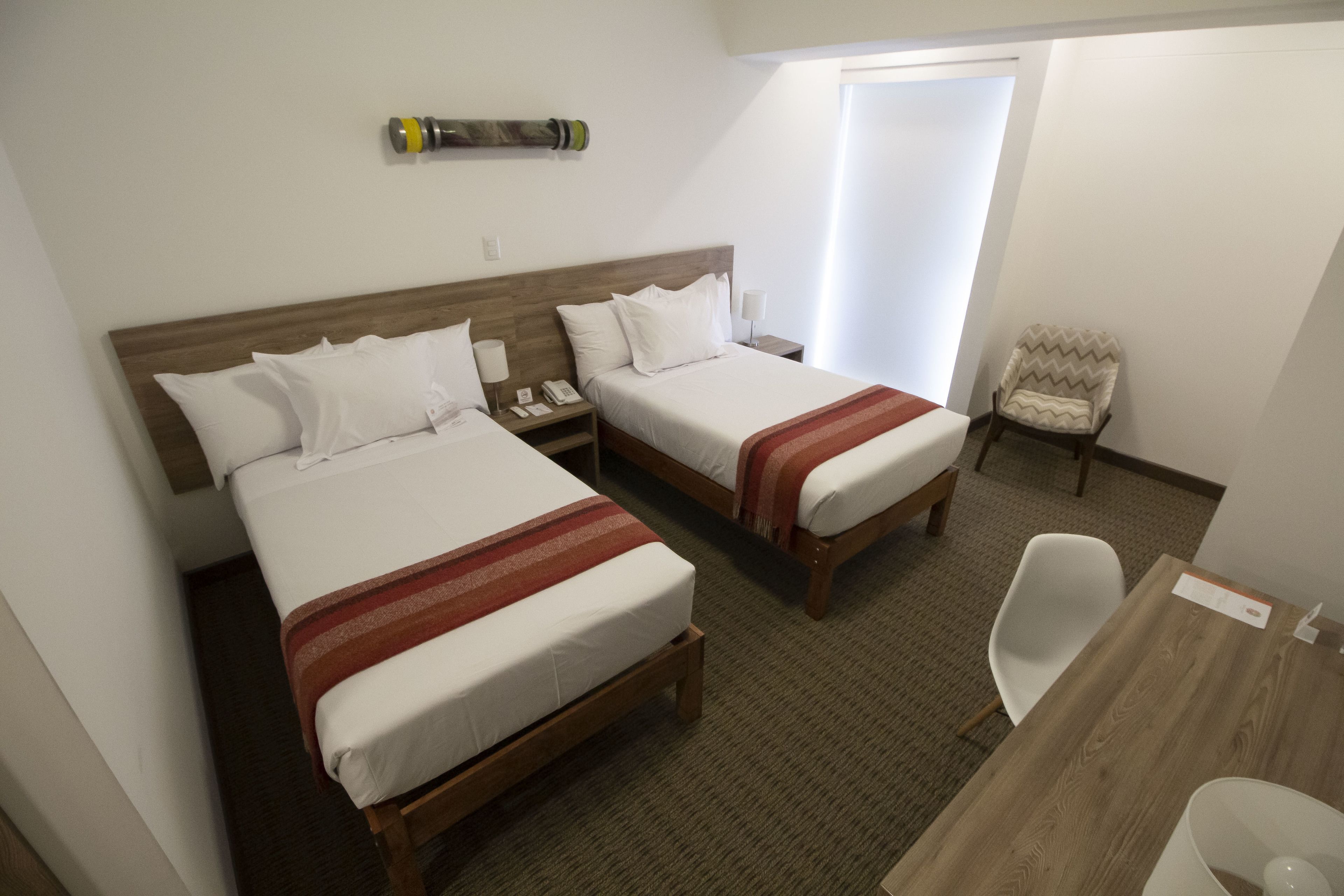 standard twin room | premium bedding, in-room safe, desk, blackout curtains