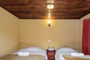 Basic Double Room, 1 Queen Bed, Non Smoking | Free WiFi, bed sheets