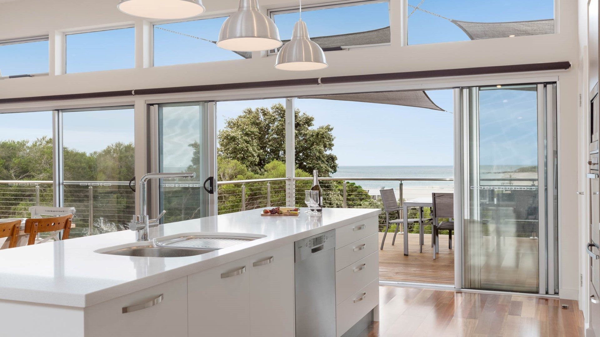 Microwave, stovetop, dishwasher, coffee/tea maker