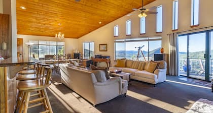 North Peak Lac Vue personnalisée Home "une toile vivante"