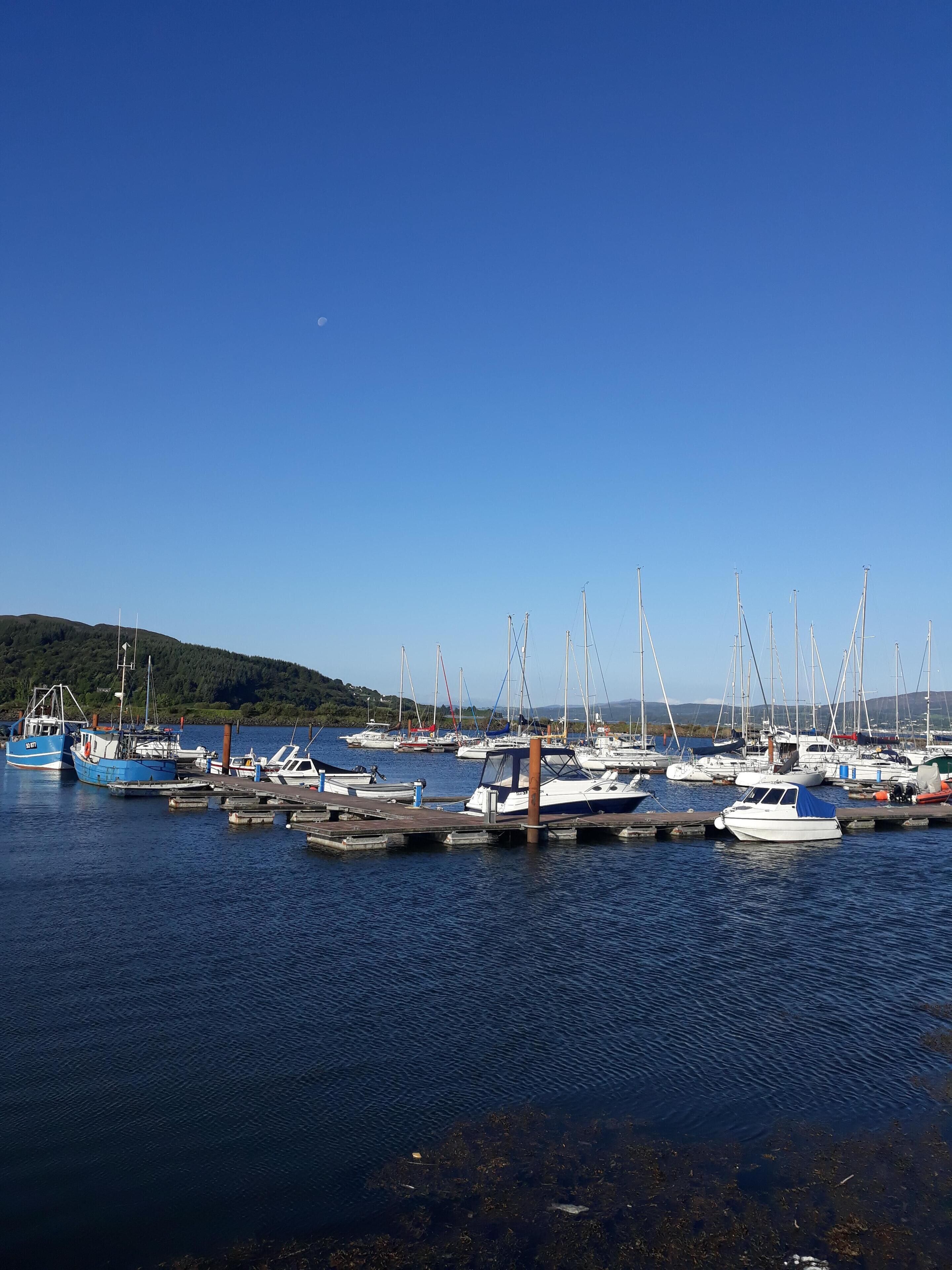 View of Fahan Marina from apartment 